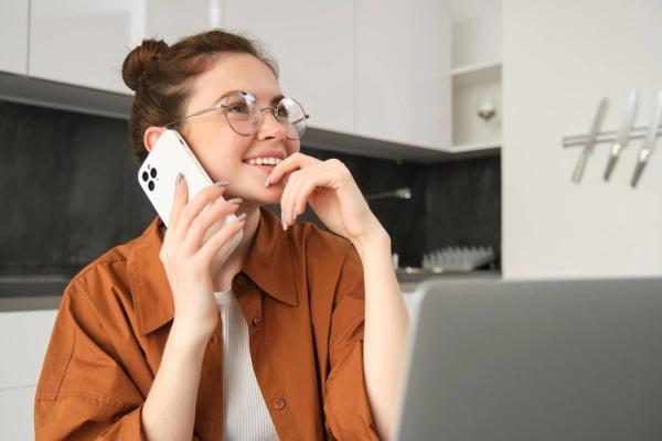 Girl on Phone call